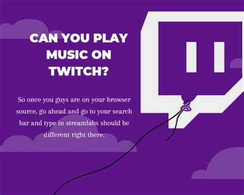 can you play music on twitch while giving a live stream?