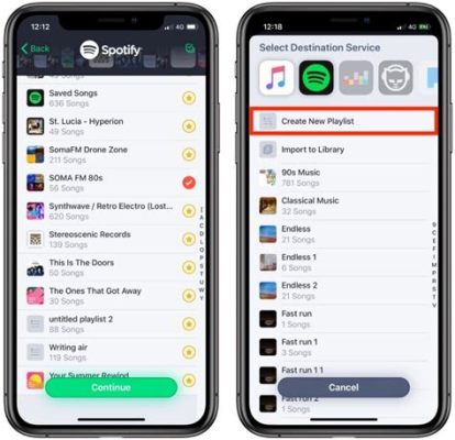 can you transfer songs from Apple Music to Spotify?